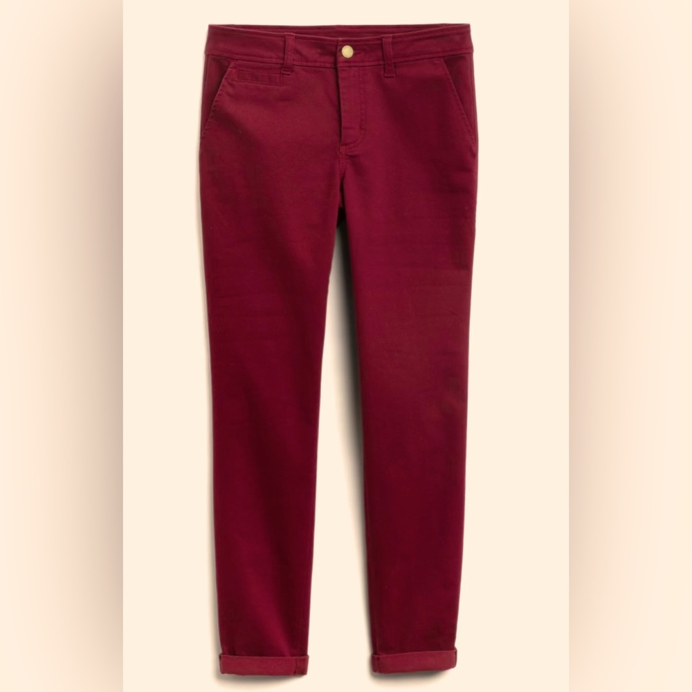 Market Spruce Burgundy Pants